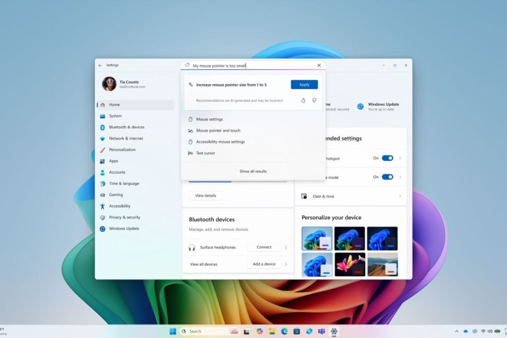 Microsoft Begins Testing AI Agents in Windows 11, Brings Option to Share Recall Snapshots in Europe