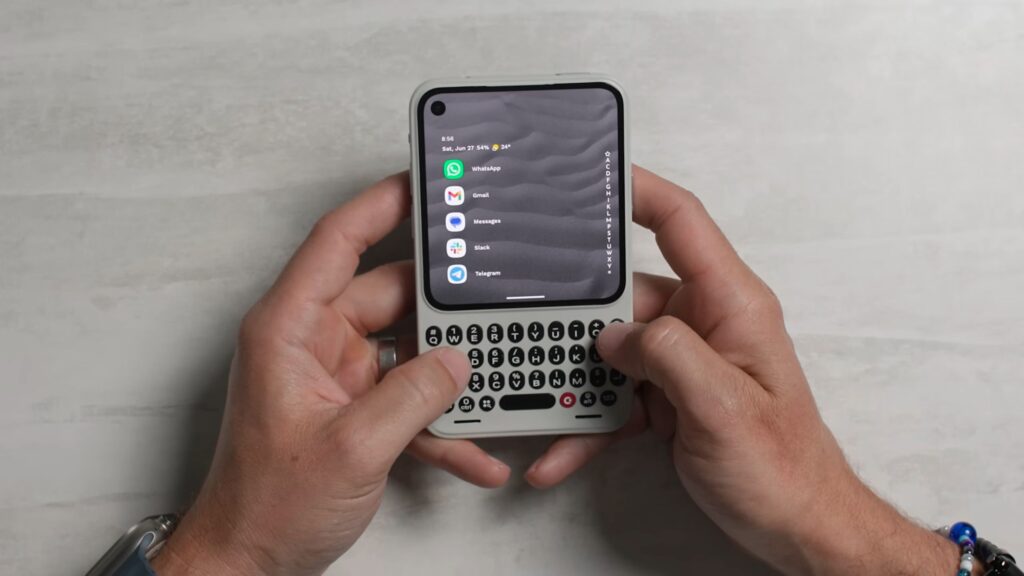 Clicks just showed its BlackBerry-inspired Communicator in action — and it looks worth the wait