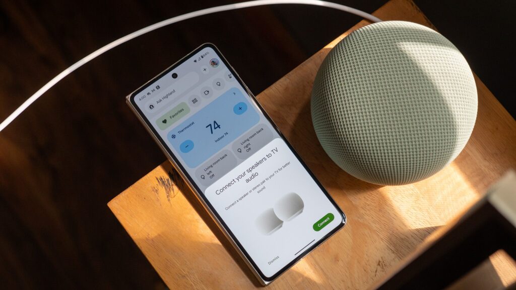 You can upgrade your TV’s sound quality with the new Google Home Speaker surround sound option. Here’s how