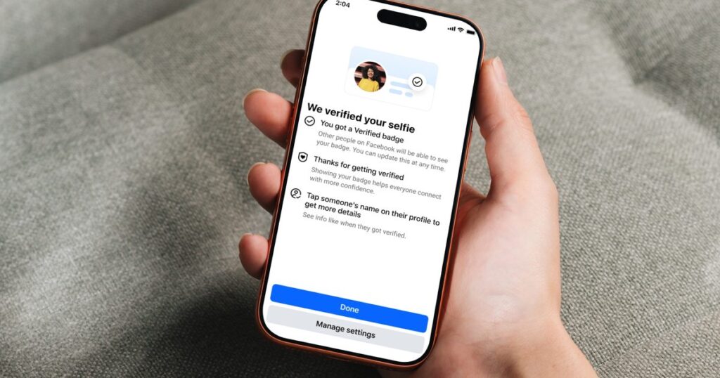 Facebook is getting a free verified badge to help spot real people